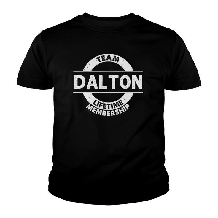 Dalton Gift Funny Surname Family Tree Birthday Reunion Idea Youth T-shirt