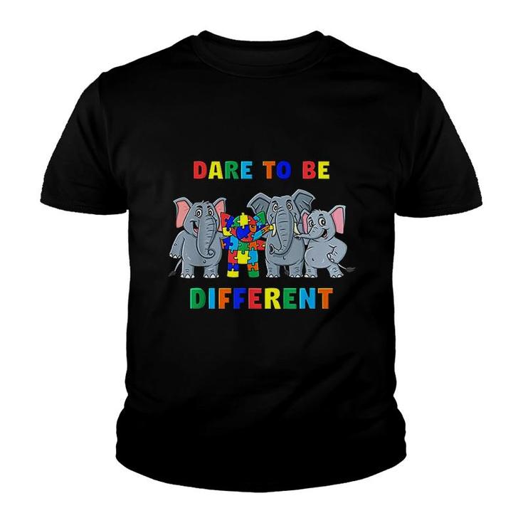 Dare To Be Different Elephants Youth T-shirt