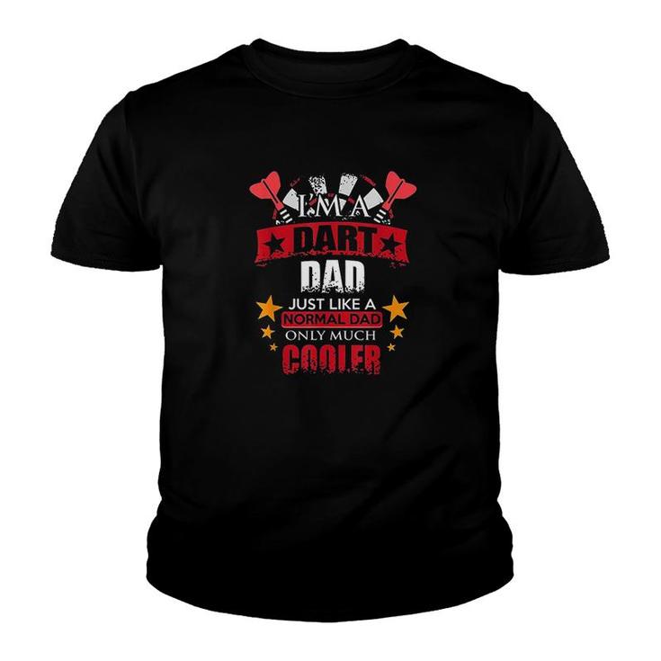 Darts Dad Just Like A Normal Dad Youth T-shirt