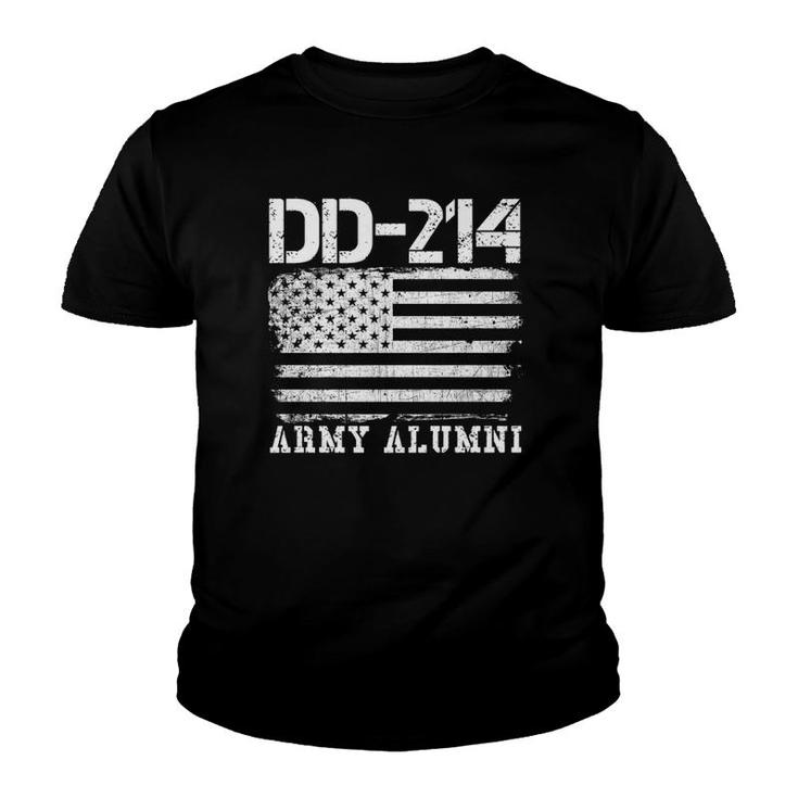 Dd214 Army Alumni - Distressed Vintage Tee Youth T-shirt
