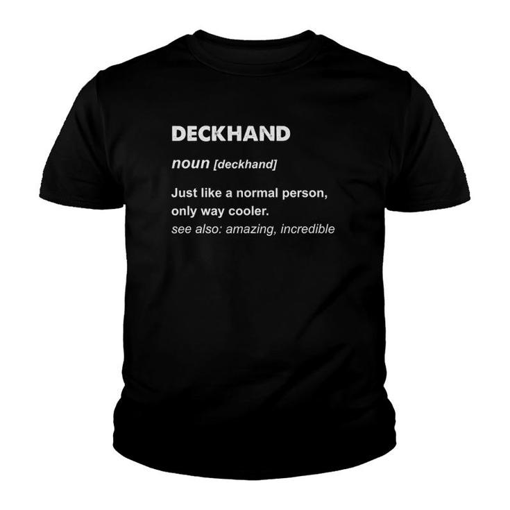 This Is What An Awesome Deckhand Looks Like T-Shirt This Is What An Awesome Deckhand Looks Like T-Shirt
