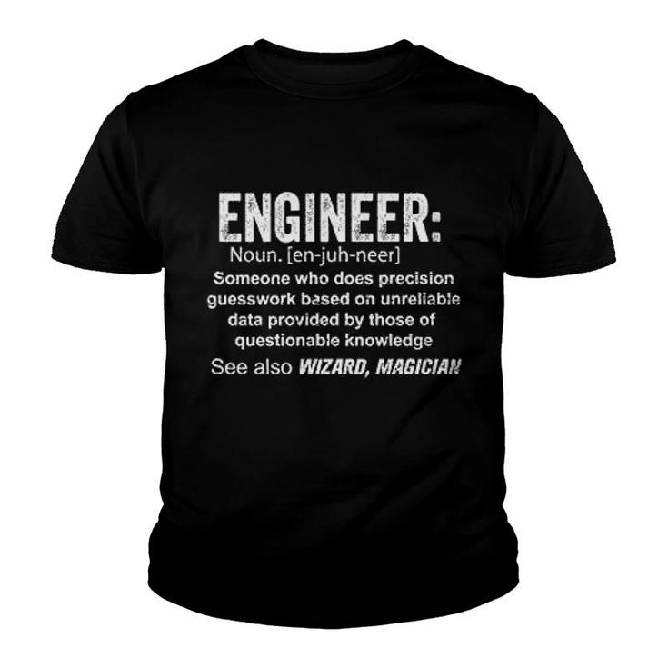 Definition Noun Engineer Youth T-shirt