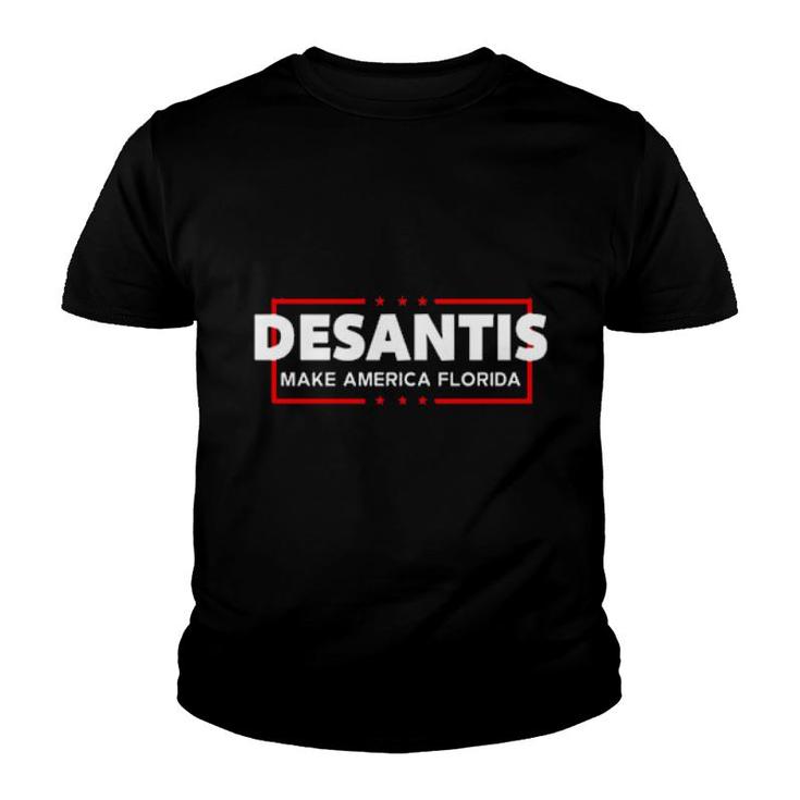 Desantis 2024 Florida Governor Make America Florida  Youth T-shirt