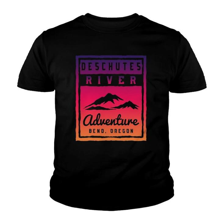 Deschutes River Adventure Bend Oregon Youth T-shirt