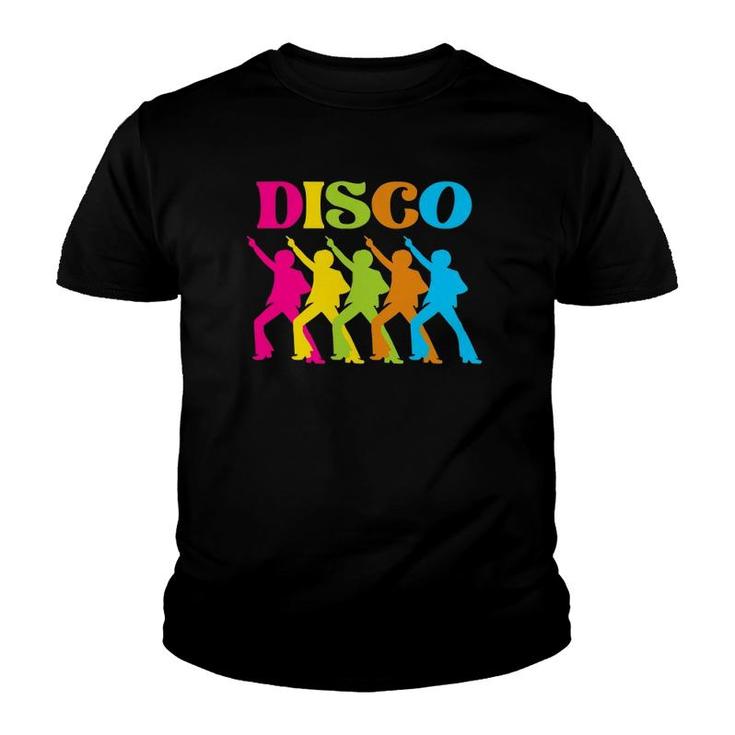 Disco 70S 1970S Seventies Costume Retro Dance Party Youth T-shirt