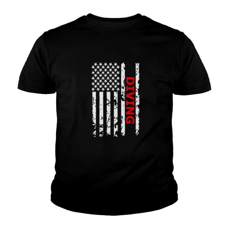 Diving Usa Divers Youth T-shirt