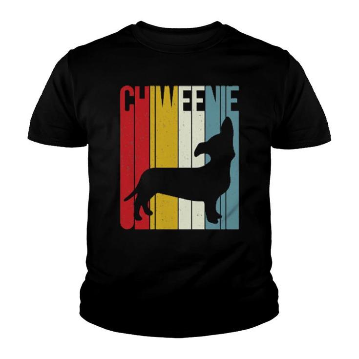 Dog Chiweenie Silhouette Cute Chiweeniedog500 Paws Youth T-shirt