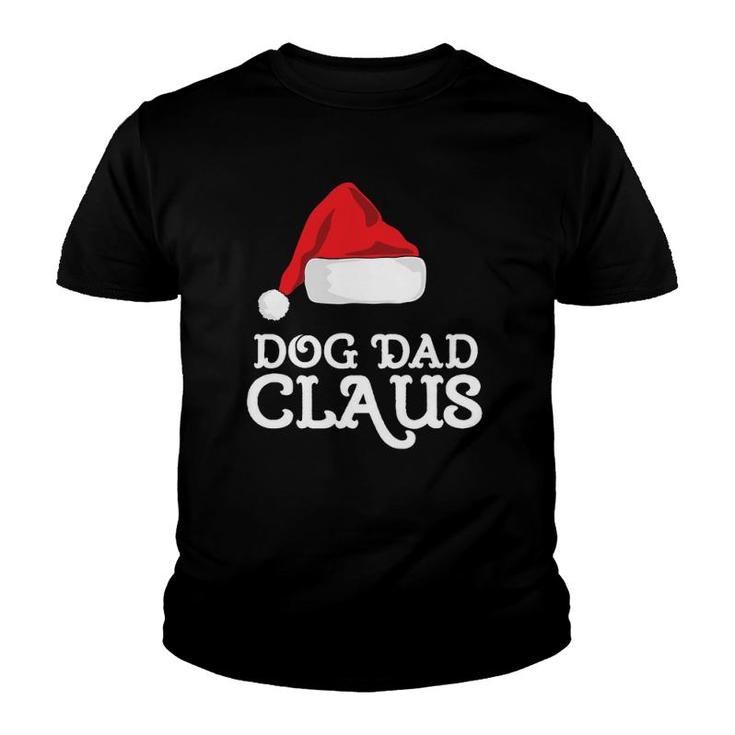Dog Dad Christmas Family Group Matching Pajama Youth T-shirt