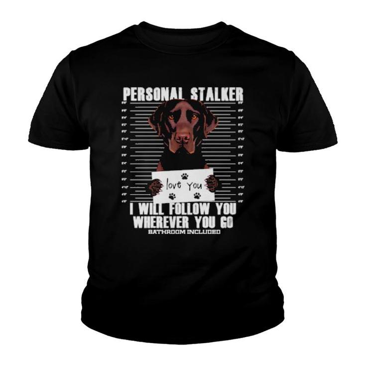 Dog Funny Brown Labrador Retriever Lover 510 Paws Youth T-shirt