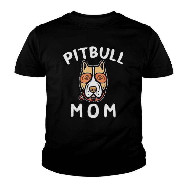Dog Lovers Mommy Pitbull Mom Gifts For Mother's Day  Youth T-shirt