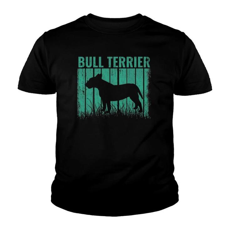 Dogs Retro Bull Terrier Dog Vintage Gift Youth T-shirt