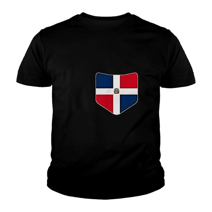 Dominican Republic Flag Youth T-shirt