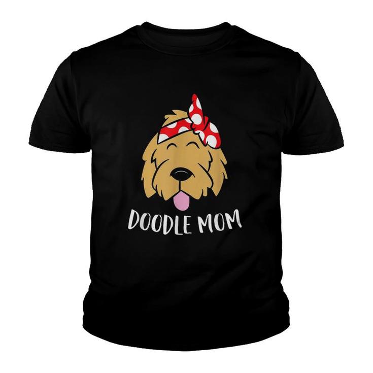 Doodle Mom Goldendoodle Mother Doodle Mama Youth T-shirt