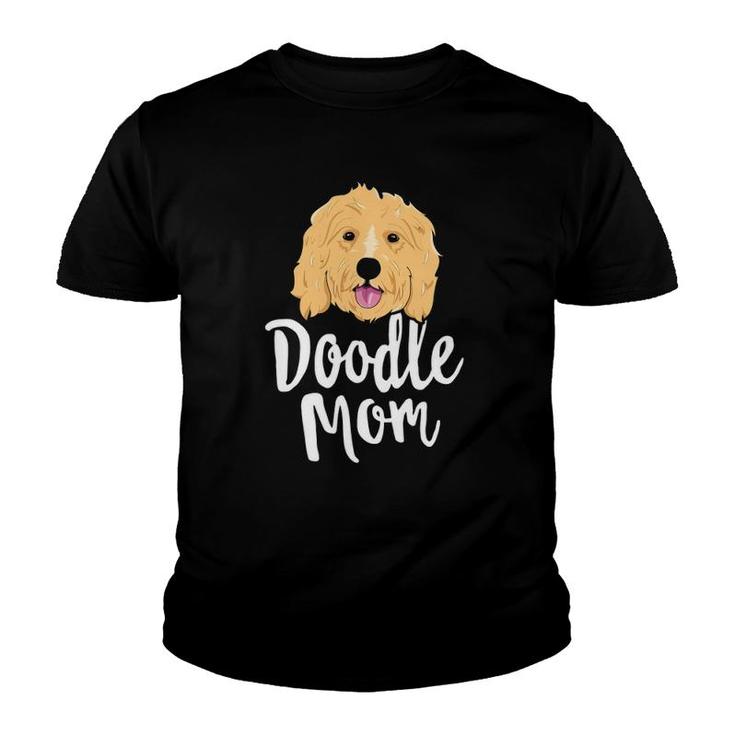 Doodle Mom Women Goldendoodle Dog Puppy Mother Youth T-shirt