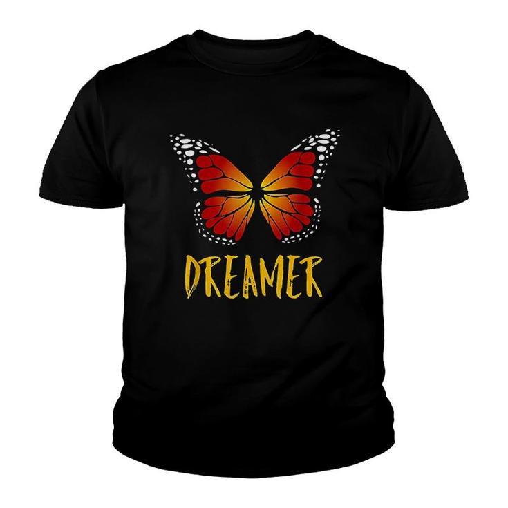 Dreamer Monarch Butterfly Dreamer Youth T-shirt