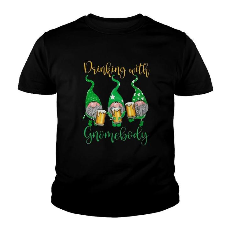 Drinking With Gnomebody Beer Youth T-shirt