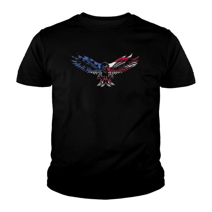 Eagle Usa Flag  Men Women For 4Th Of July Youth T-shirt