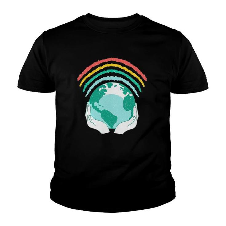 Earth Rainbow Save The Earth Youth T-shirt
