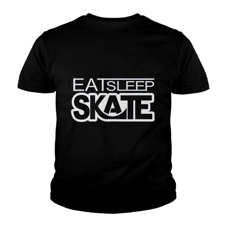 Eat Sleep Skate Youth T-shirt