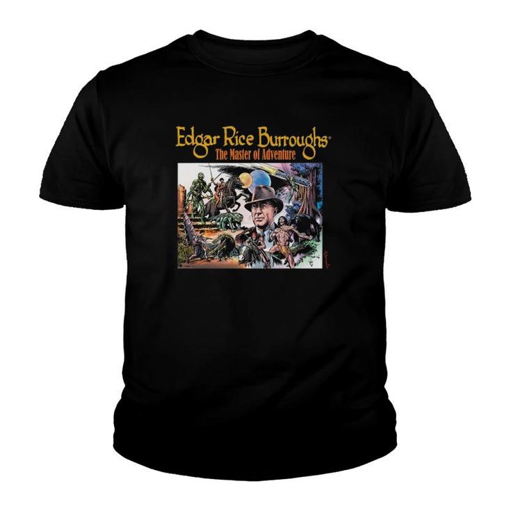 Edgar Rice Burroughs - Master Of Adventure Youth T-shirt