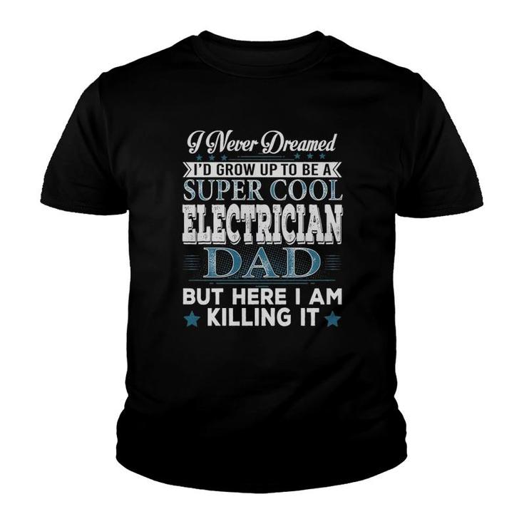 Electrician Dad Youth T-shirt