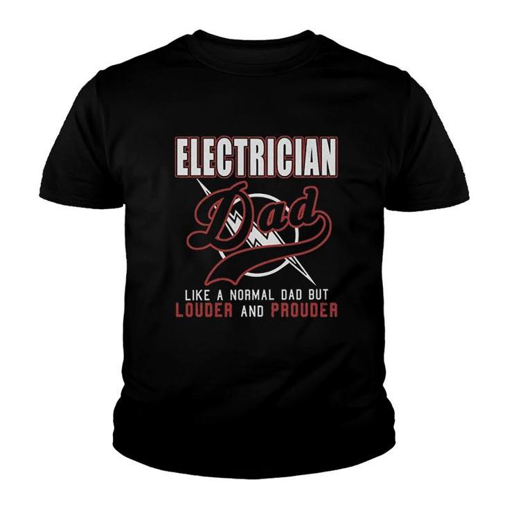 Electrician Dad Youth T-shirt