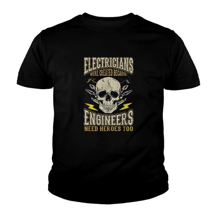 Electrician Funny Humor Occupation Youth T-shirt