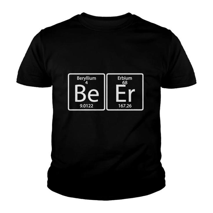 Element Of Beer Nerdy Science Youth T-shirt