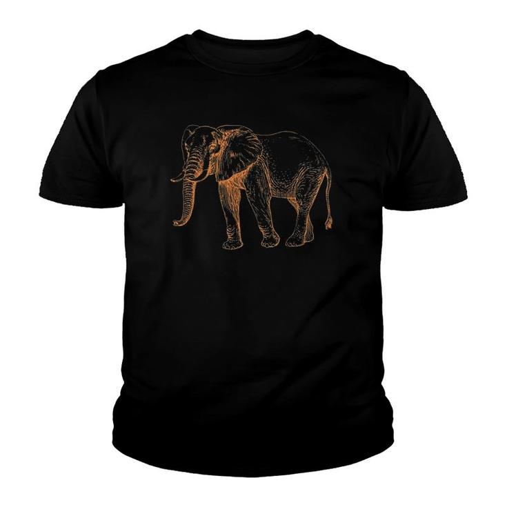 Elephant Gifts For Women Elephant For Men Animal Lover Youth T-shirt