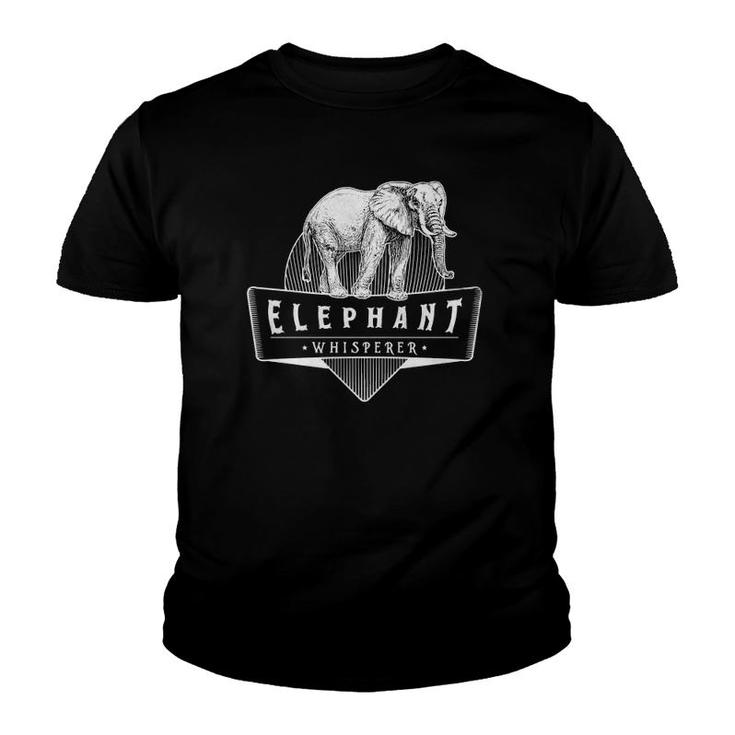 Elephant Whisperer Love Animal Gifts Youth T-shirt