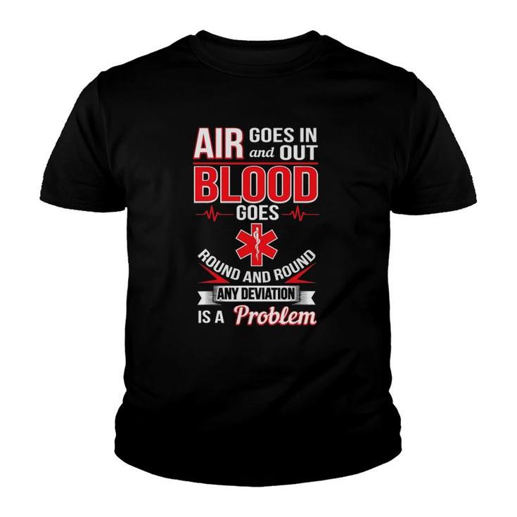 Emt Funny First Responder Gift Paramedic Ems Nurse Emt Youth T-shirt