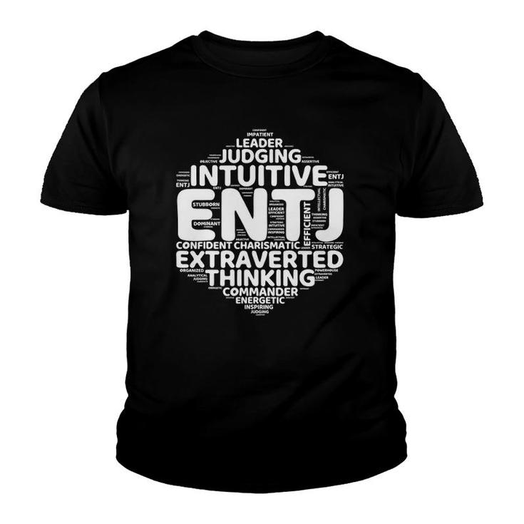 Entj Commander Funny Extrovert Personality Type Relationship Youth T-shirt