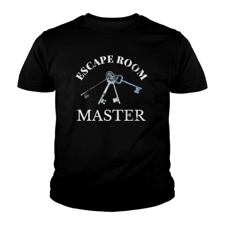 Escape Room Master - Escape Room Birthday Party Gift  Youth T-shirt