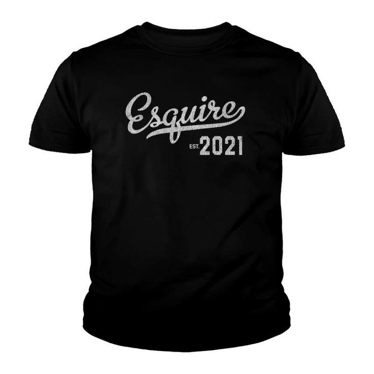 Esquire 2021 Law School Graduation Lawyer Youth T-shirt