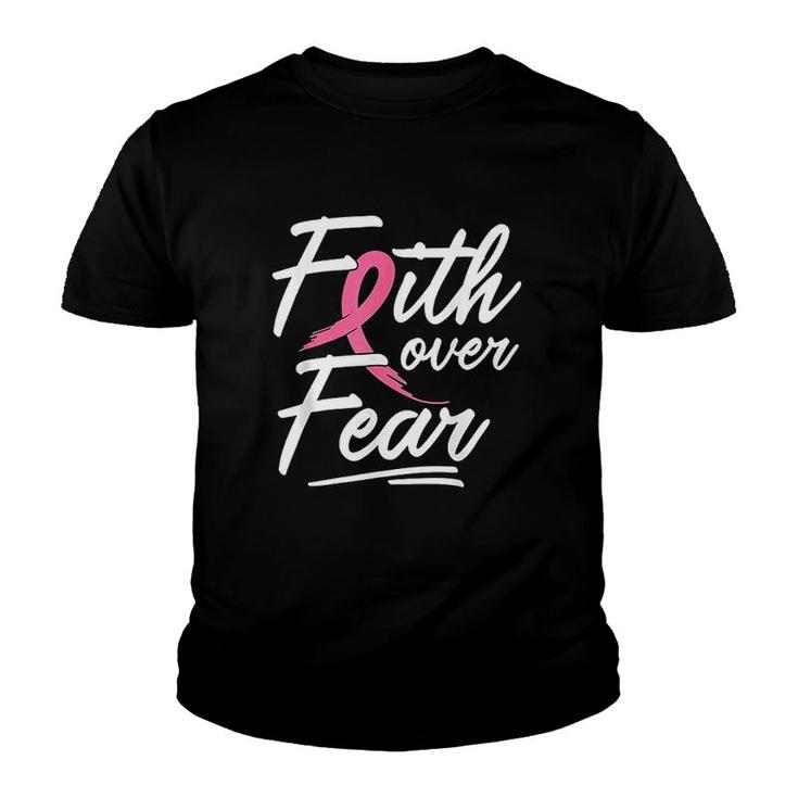 Faith Over Fear Survivor Gift Youth T-shirt