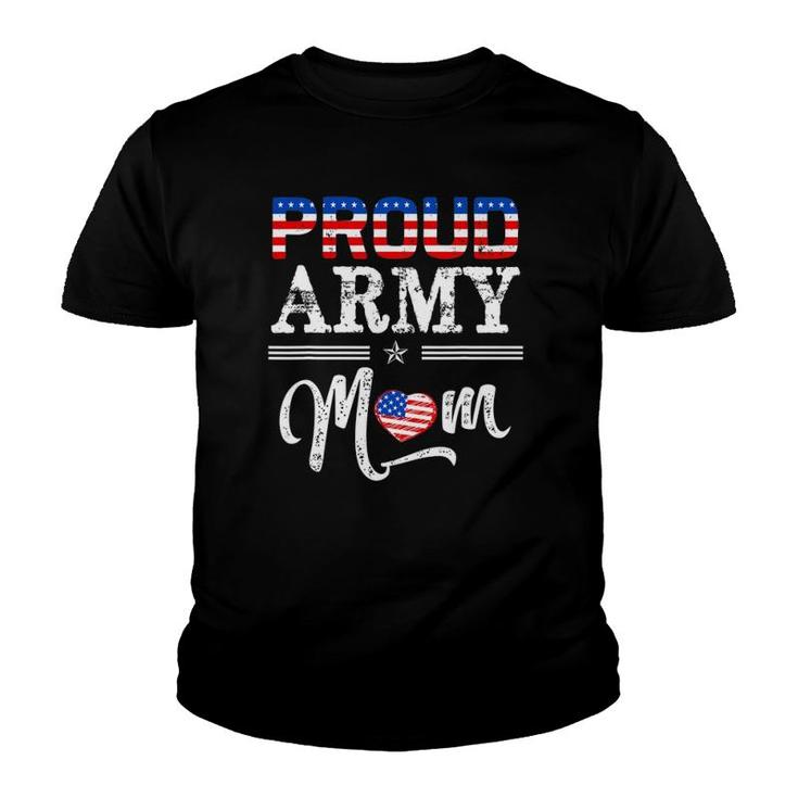 Family 365 Proud Army Mom Youth T-shirt