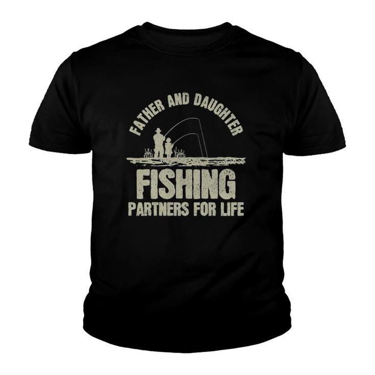 Father & Daughter Fishing Partners - Father's Day Gift Youth T-shirt