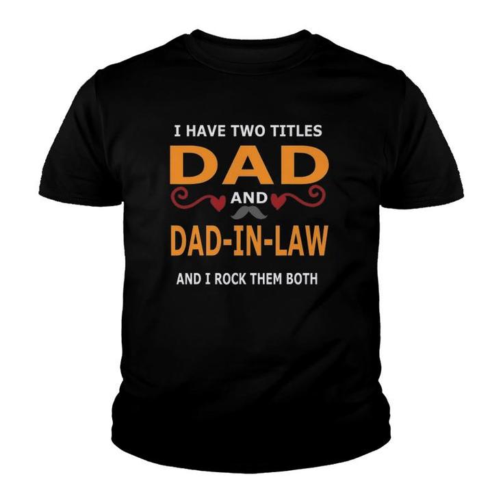 Father In Law Wedding Gift From Bride Daughter In Law Youth T-shirt