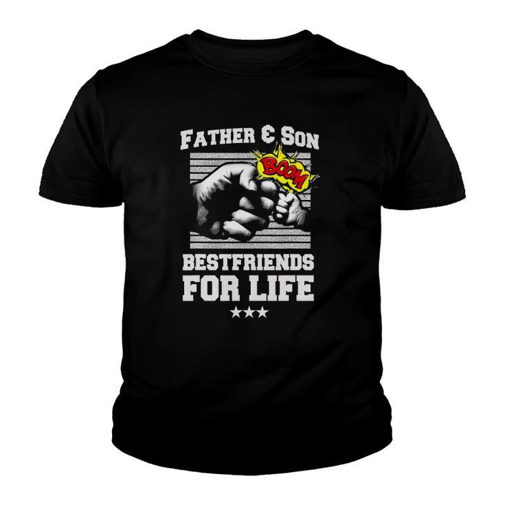 Father Son Fist Bumpfriends Dad Father's Day Family Youth T-shirt