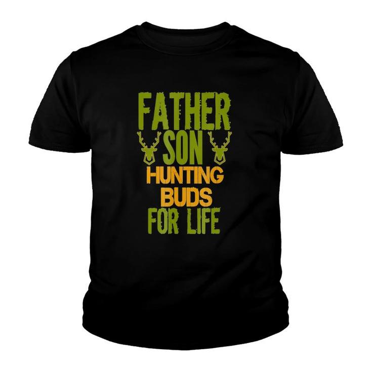 Father Son Matching S Hunting Buds For Life Camo Youth T-shirt