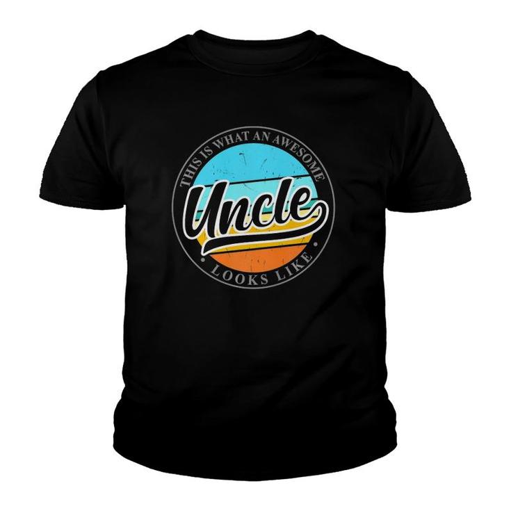 Father's Day Birthday Gift For Uncle From Niece Or Nephew Youth T-shirt
