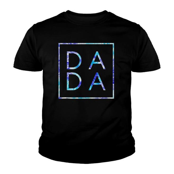 Father's Day For New Dad, Dada, Him - Coloful Tie Dye Dada  Youth T-shirt