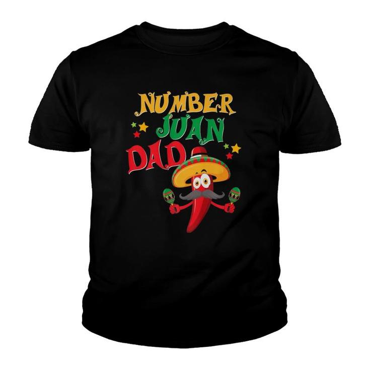 Father's Day Juan Dad Funny Spanish Mexican  Gift Father Youth T-shirt
