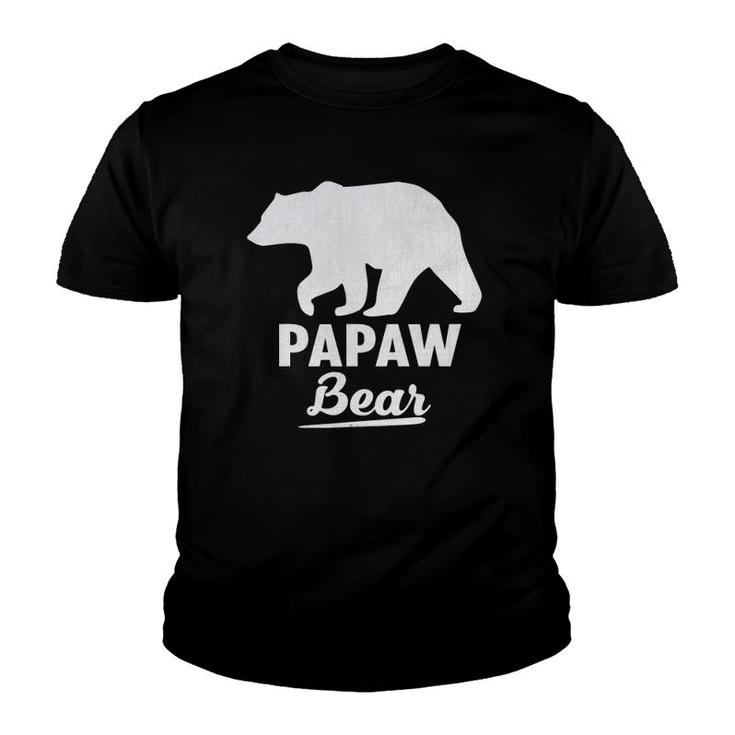 Father's Day Papaw Bear Grandpa Gift Men Youth T-shirt