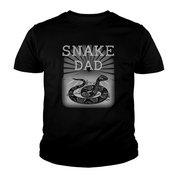 Father's Day Snake Dad Owner And Reptile Lover Youth T-shirt