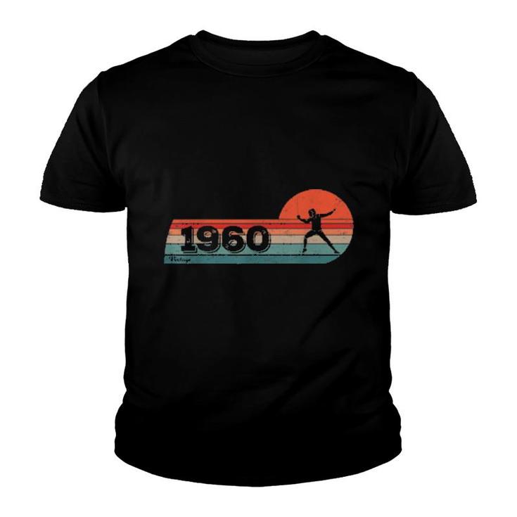 Fechter Jahrgang 1960 Geburtstag Fechtsportler Fechten Youth T-shirt