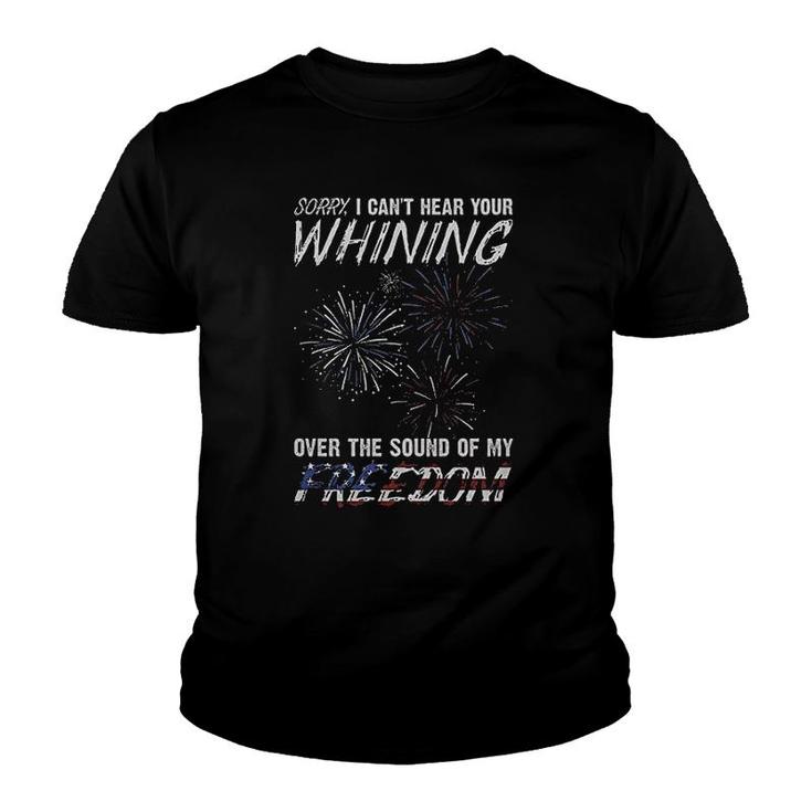 Fire Works Over The Sound Of My Freedom Youth T-shirt