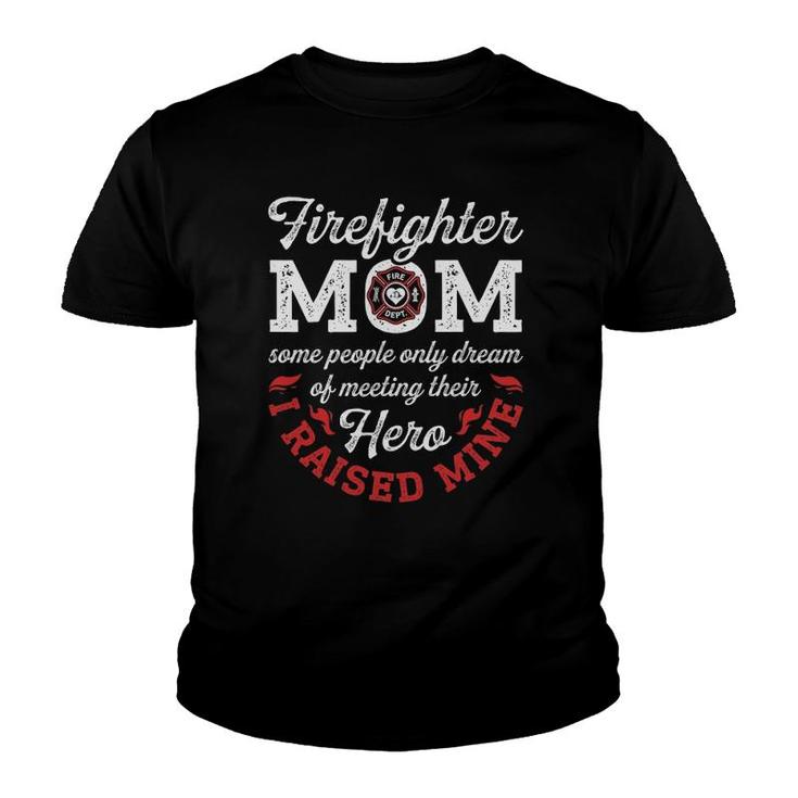 Firefighter Mom Firemen Proud Moms Mother's Day Gift Youth T-shirt