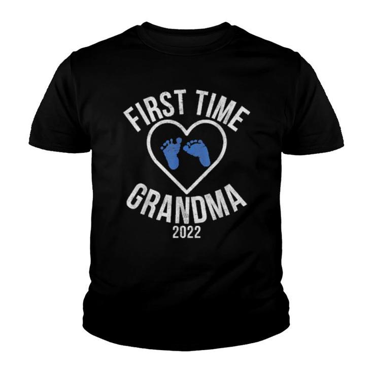 First Time Grandma 2022 For Granny To Be New Grandma Youth T-shirt