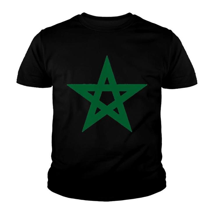 Flag Morocco Cool Moroccan Flags Gift For Men Women Youth T-shirt